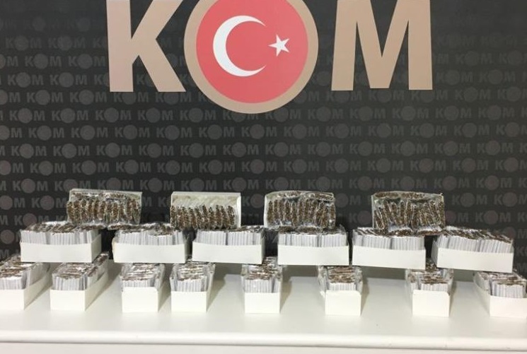 Kırıkkale'de, binlerce makaron ele geçirildi